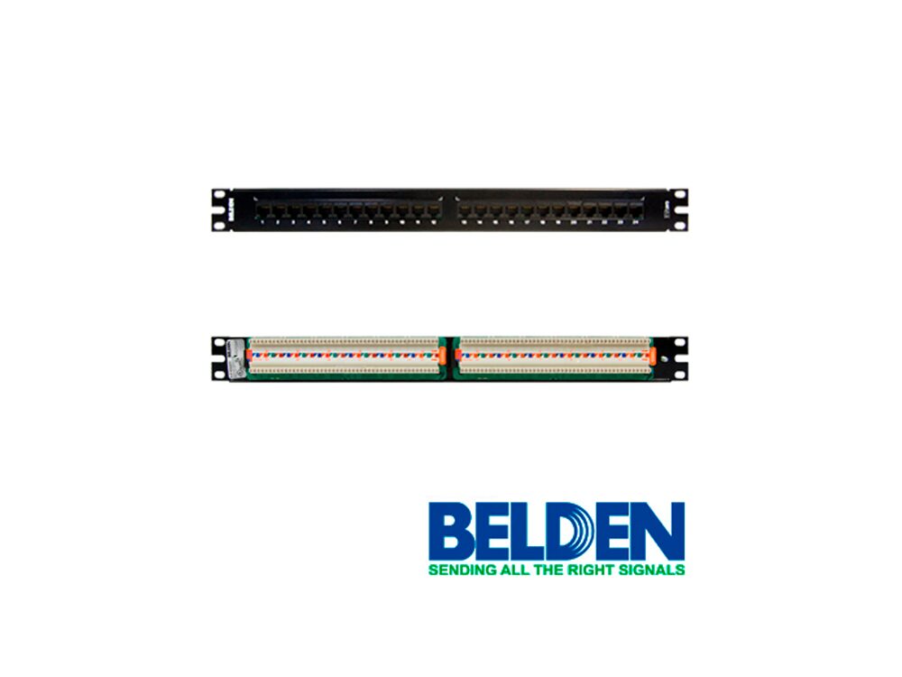 Patch Panel 24 puertos Cat5e Belden AX103258 2
