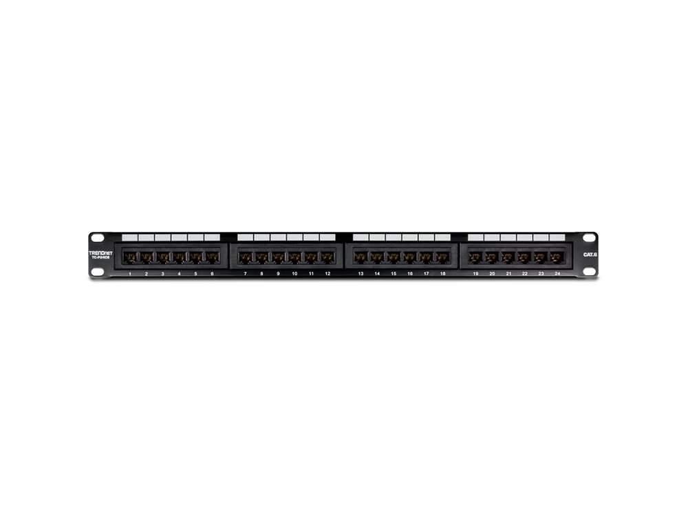 Patch Panel 24 puertos Cat6 TrendNet TC-P24C6 2
