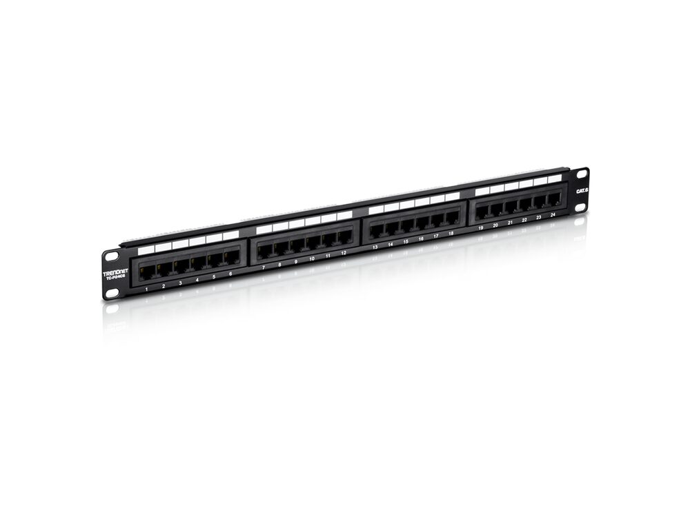 Patch Panel 24 puertos Cat6 TrendNet TC-P24C6